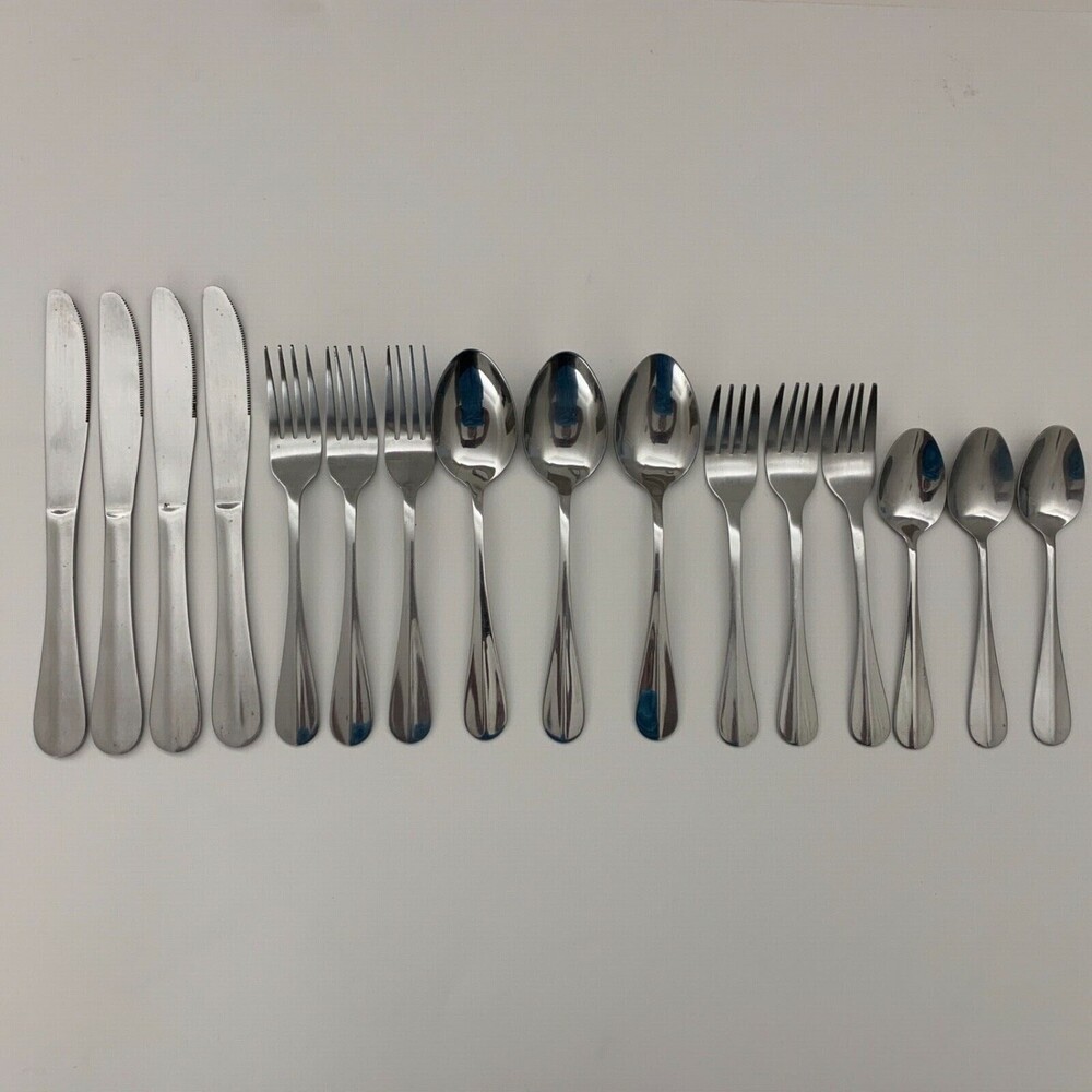 Thomson‎ Stainless Steel Forks Knives Spoons Flatware Lot of 16